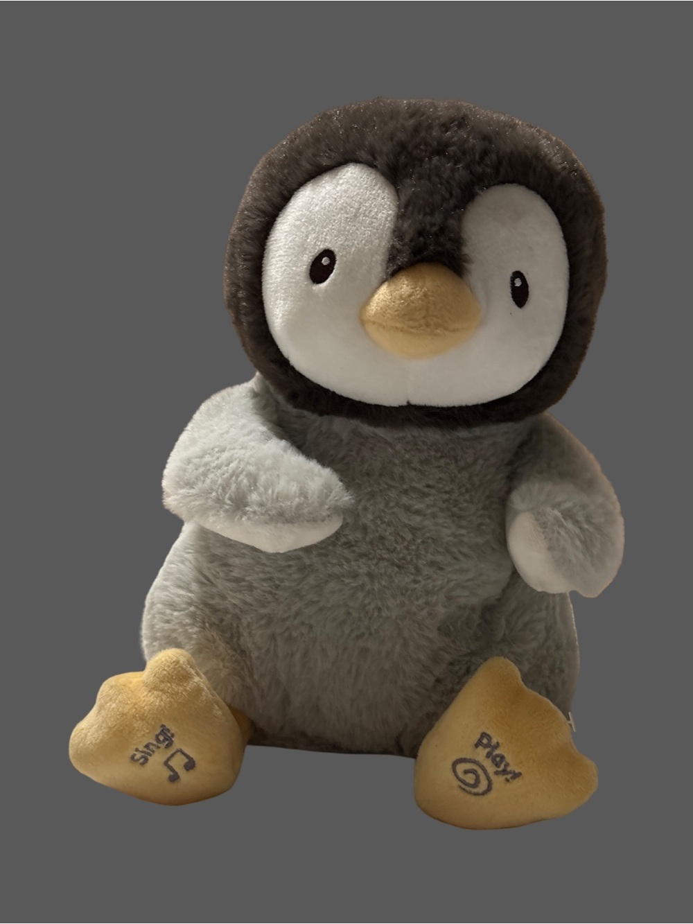 GUND Baby Kissy The Penguin Animated Plush Toy.